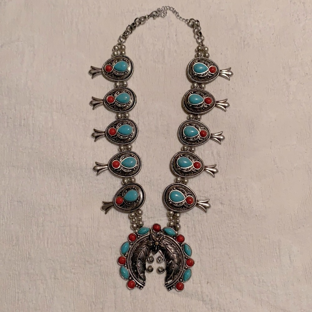 Squash Blossom necklace.
